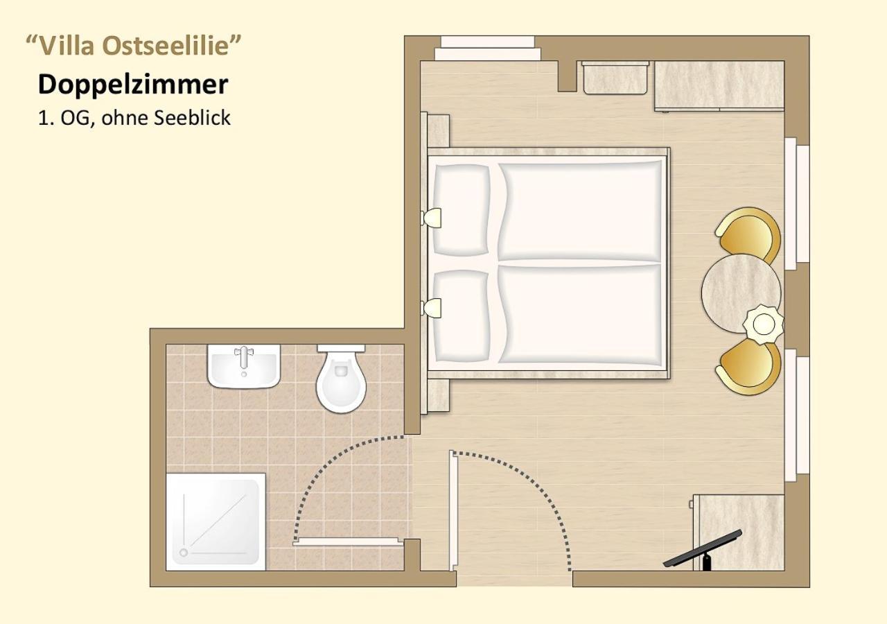 Ferienzimmer In Der Villa Ostseelilie Sassnitz Ngoại thất bức ảnh